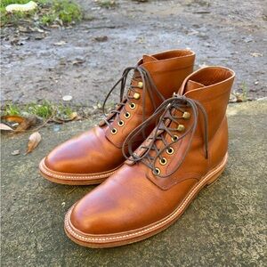 Grant Stone Diesel Boots - saddle veg tan